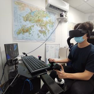 Full-motion VR immersive flight experience